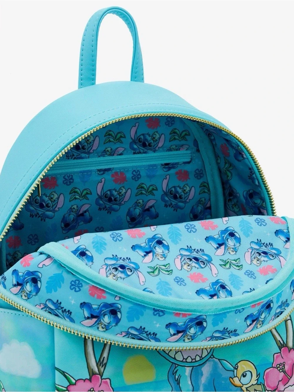 Disney Lilo & Stitch Blue Mini Backpack by Loungefly